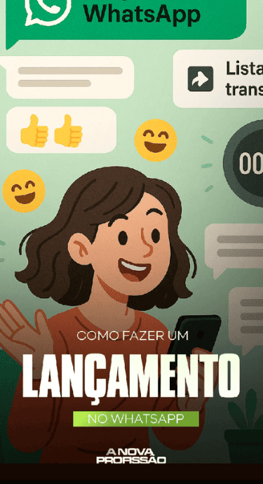 Como fazer um lançamento no Whatsapp - A Nova Profissão - Murilo Henrique - Afiliagram