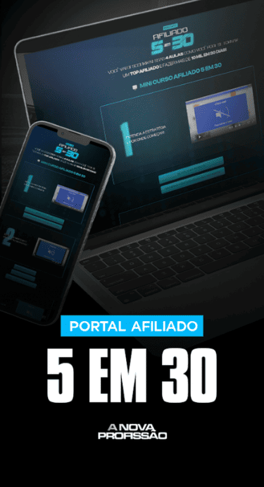 Portal Afiliado 5 em 30 - A Nova Profissão - Murilo Henrique - Afiliagram