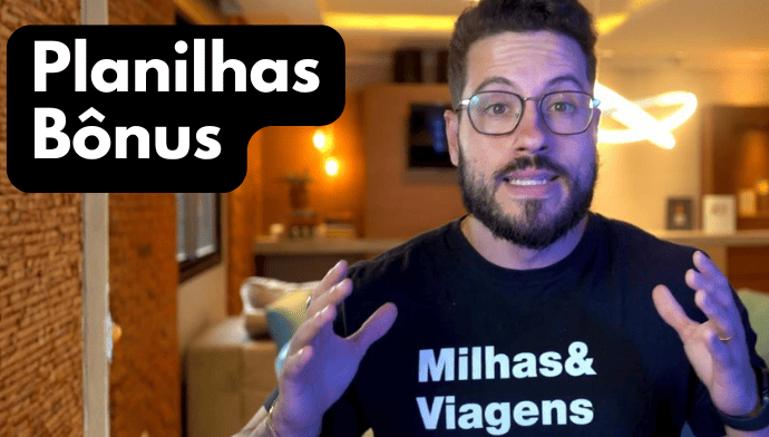 Planilhas Bônus - No Céu Com Milhas