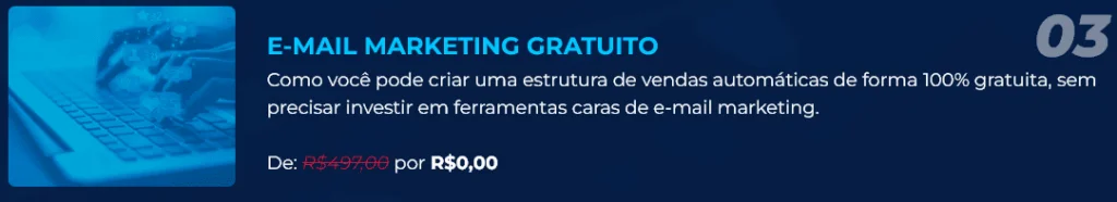 Bônus 3 do Segredo das Vendas Automaticas