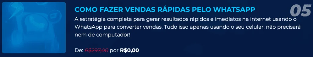 Bônus 5 do Segredo das Vendas Automaticas
