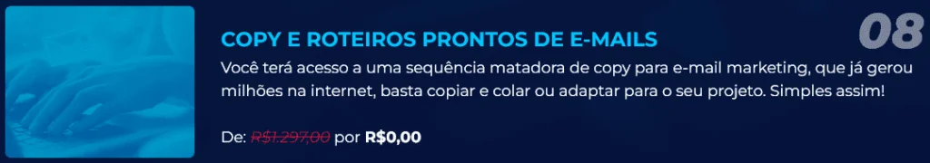 Bônus 8 do Segredo das Vendas Automaticas