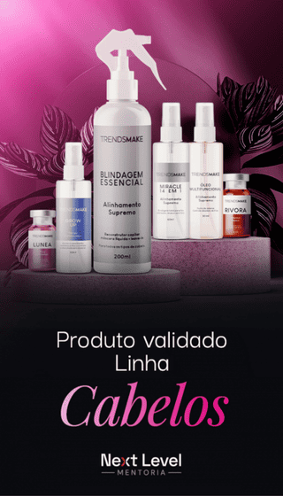 Linha Capilar Mentoria Next Level Nicoli Heinig