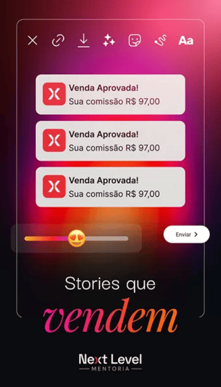Stories que Vendem Mentoria Next Level Nicoli Heinig