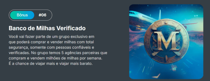 Banco de Milhas Verificado - Curso VMM (Viaje Mais Com Milhas) 