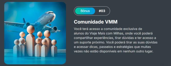 Comunidade Viajando Mais com Milhas - Curso VMM (Viaje Mais Com Milhas) 