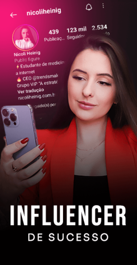 Influenciador de Sucesso - Método NH - Nicoli Heinig