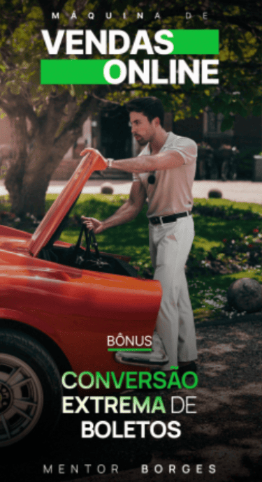 Conversão Extrema de Boletos e PIX  - Máquina de Vendas Online Matheus Borges