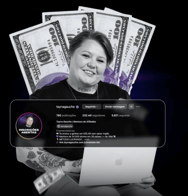 Tayna Gauche - Formação Afiliado Avançado